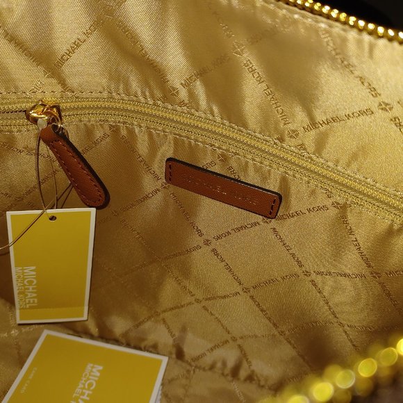 LARGE MICHAEL KORS BROWN SHOULDER BAG - Picture 7 of 8